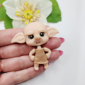 Dobby 2 #150 Clay Doll for Bow-Center, Jewelry Charms, Accessories, and More