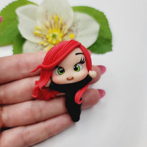Jean Grey #265 Clay Doll for Bow-Center, Jewelry Charms, Accessories, and More