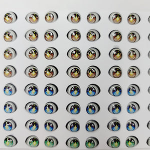 Adhesive Resin Eyes for Clays Multicolor STY R111 P (SM) 64Pairs