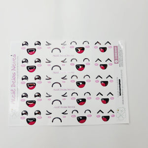 Adhesive Resin Eyes for Clays - Kawai PP (SM) 1 cm  20Pairs