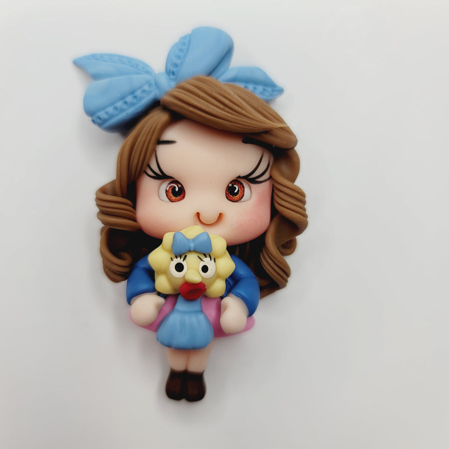 Lisa Simpsons #607 Clay Doll for Bow-Center, Jewelry Charms, Accessories, and More