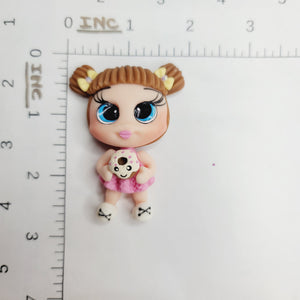 Lolitta #612 Clay Doll for Bow-Center, Jewelry Charms, Accessories, and More