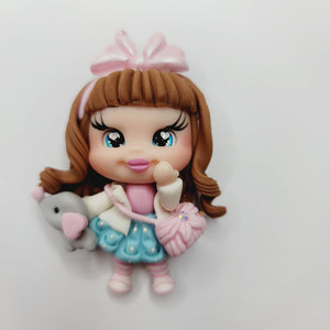 Tammy #623 Clay Doll for Bow-Center, Jewelry Charms, Accessories, and More