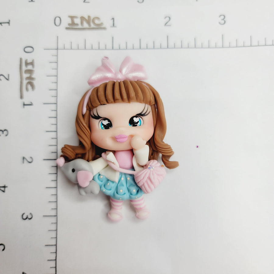 Tammy #623 Clay Doll for Bow-Center, Jewelry Charms, Accessories, and More