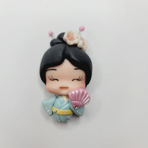 Mitsuko #634 Clay Doll for Bow-Center, Jewelry Charms, Accessories, and More