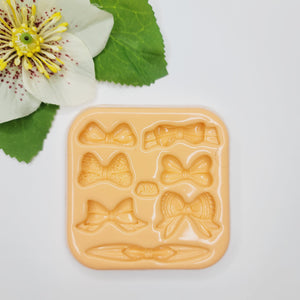 Adorable hair-bows Silicone Mold M.D. #88