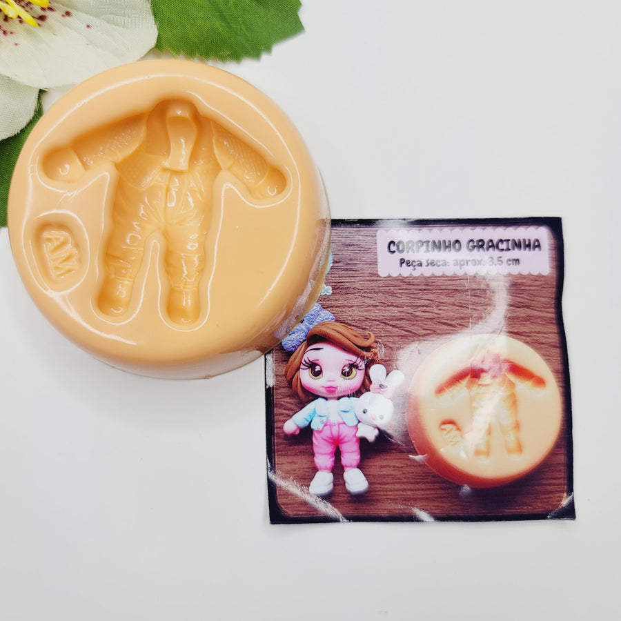 Cute Body 7  Silicone Mold M.D. #78