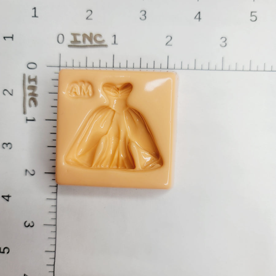 Glamour Dress 1 Silicone Mold M.D. #82