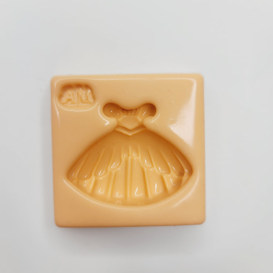 Glamour Dress 2 Silicone Mold M.D. #81