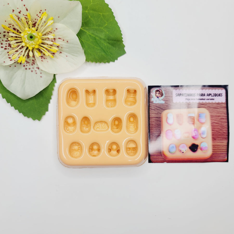 MD #95 Miniature shoes Silicone Mold