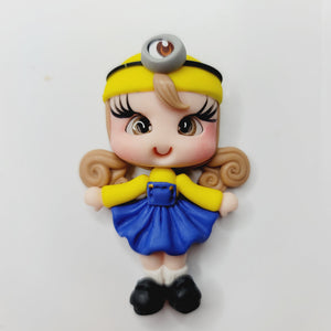 Miniona 2 #653 Clay Doll for Bow-Center, Jewelry Charms, Accessories, and More