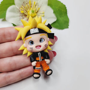 Naruto #662 Clay Doll for Bow-Center, Jewelry Charms, Accessories, and More