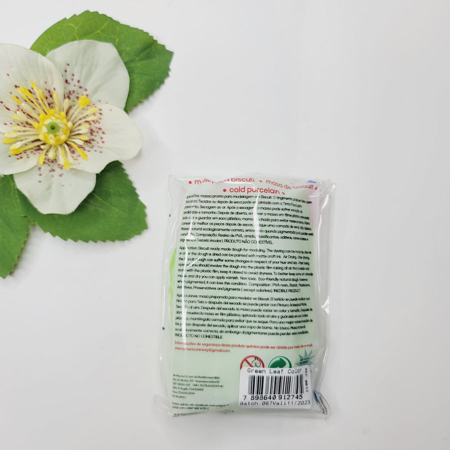 Green Leaf Air Dry Clay Dough (85g/3oz)