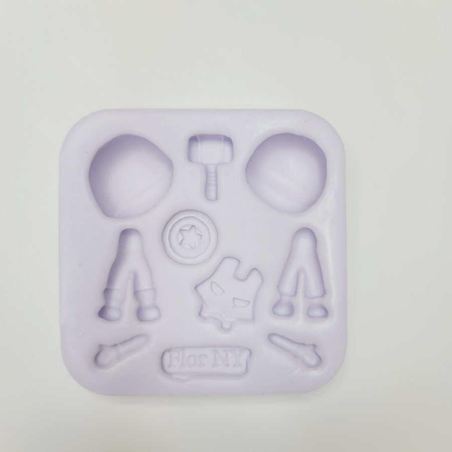 Super Heroes Silicone Mold FNY #17