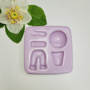 Kids Universal 3D Cake top Silicone Mold FNY #15