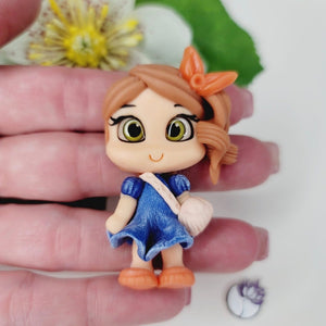 Alexa #009 Clay Doll for Bow-Center, Jewelry Charms, Accessories, and More