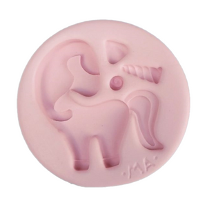 Adorable Flat Unicorn Silicone Mold 244 MA