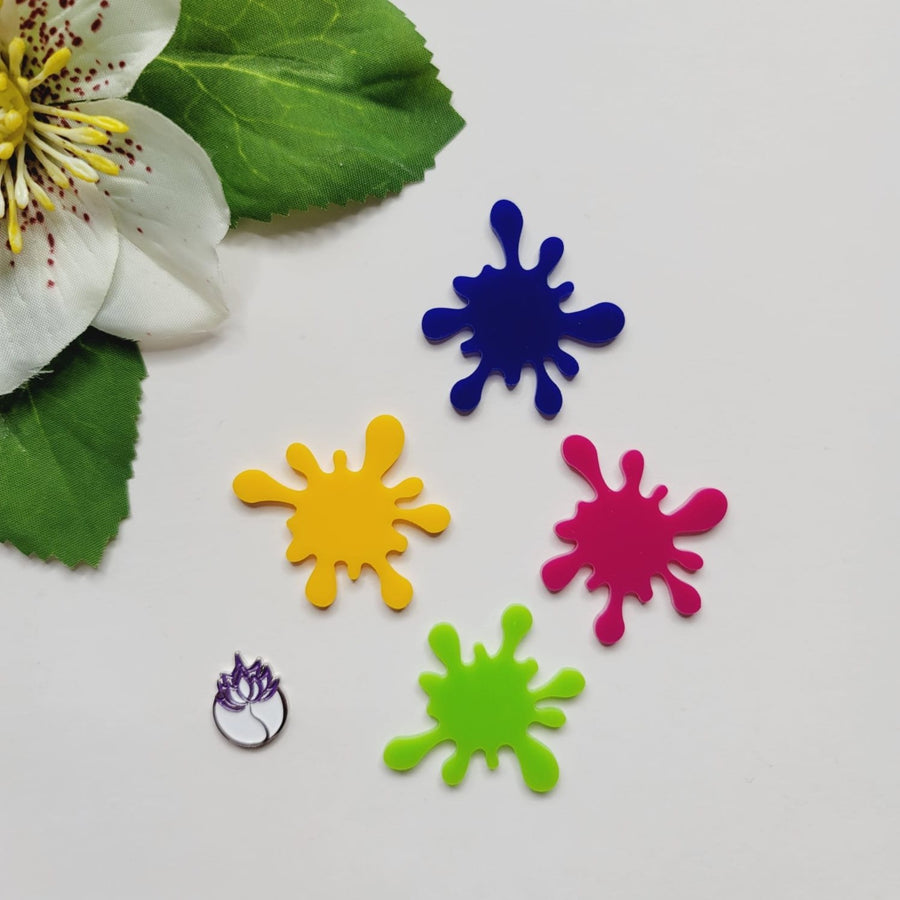 Acrylic Slime Appliques for Hairbow and DIY Projects