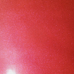 Hot Pink Glitter Faux Leather Printed Vinyl Sheet