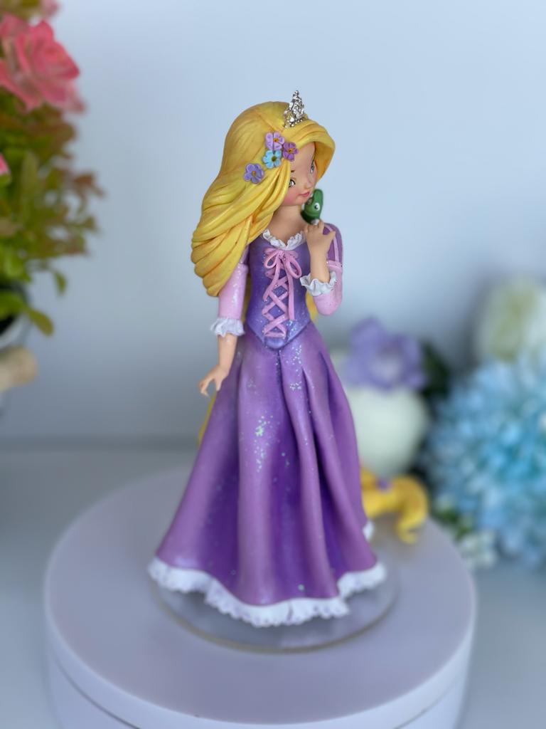 Princess Rapunzel Cake Topper | Tangled Themed | Personalized Name + Age –  Psychobakes