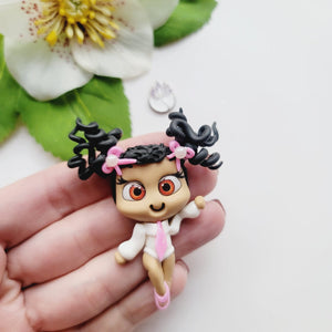 Lorraine #336 Clay Doll for Bow-Center, Jewelry Charms, Accessories, and More