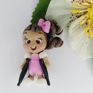 Tamara #546 Clay Doll for Bow-Center, Jewelry Charms, Accessories, and More