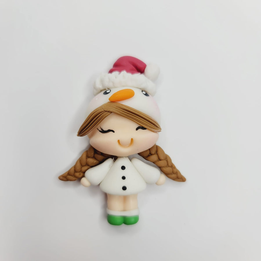Eldany Xmas #182 Clay Doll for Bow-Center, Jewelry Charms, Accessories, and More