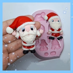 Dual Noel Cuteness Silicone Mold KKA #46