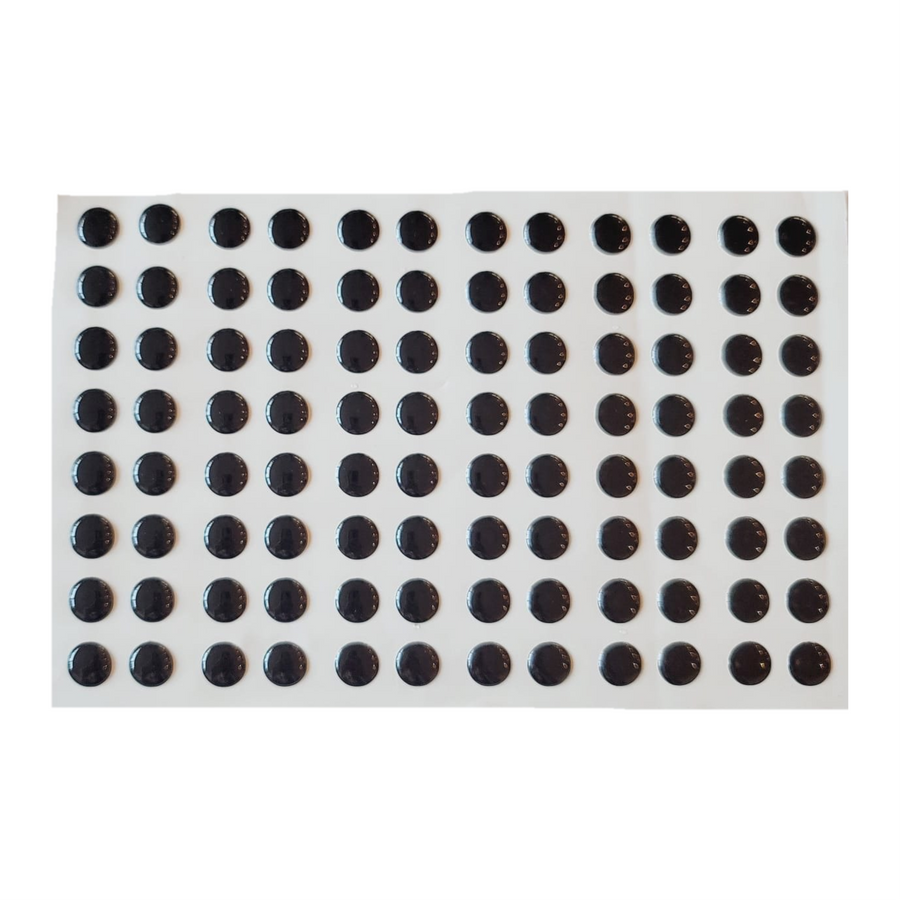 Adhesive Resin Eyes for Clays Multicolor MNC 541 12mm 48Pairs