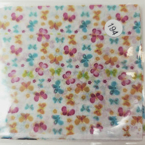 Decoupage Tissue for Clays and DIY Projects #25 Approx. 18cmx18cm
