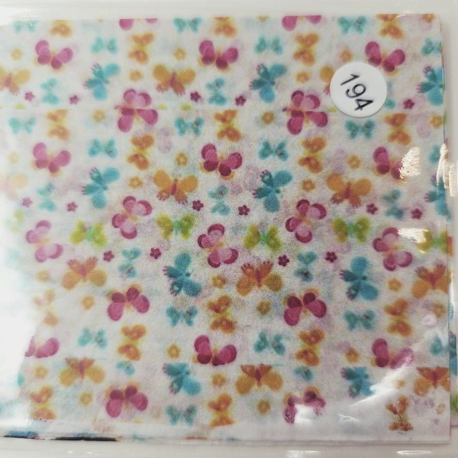 Decoupage Tissue for Clays and DIY Projects #25 Approx. 18cmx18cm