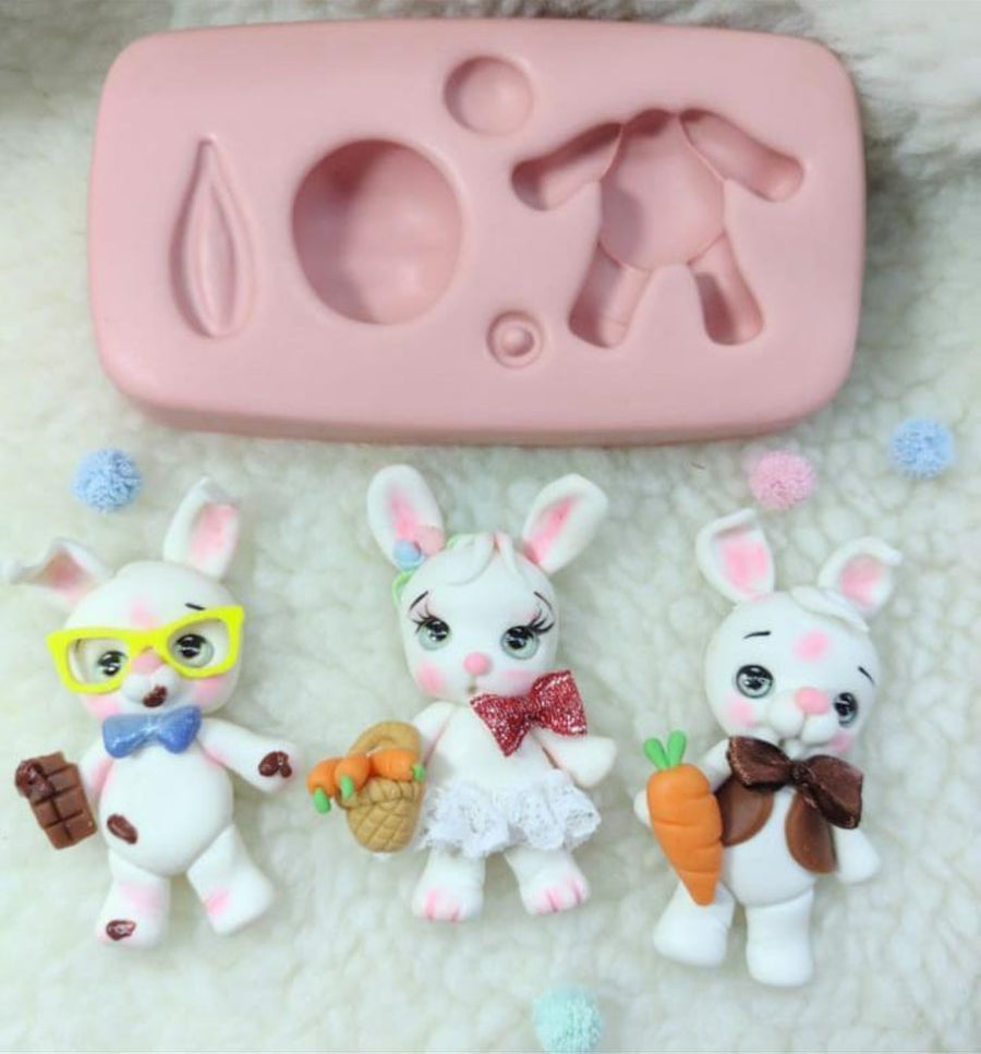 Easter Bunny Silicone Mold S.A. #10