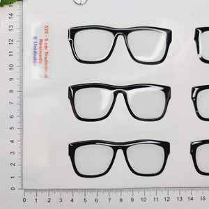 Adhesive Resin Eye Glasses for Clays MNC 525 9cm 6Units