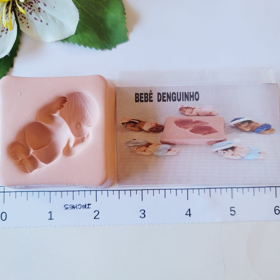 Baby on Diapers Silicone Mold S.A. #1