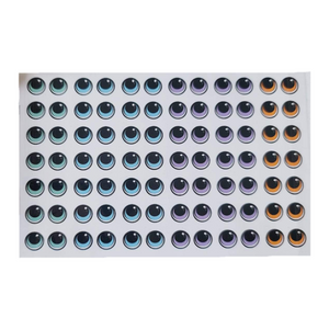 Adhesive Eyes for Clays Multicolor Perfect Doll 4045 MED 42Pairs