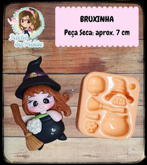 MD #33 Little witch silicone mold