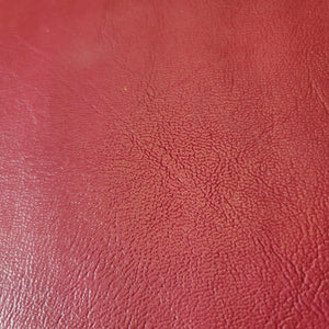 Raspberry Faux Leather Printed Vinyl Sheet