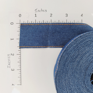 Real Denim Ribbon - Sold by the Yard