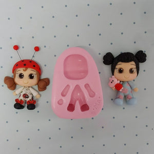 Cute Pajamas Silicone Mold MA 663