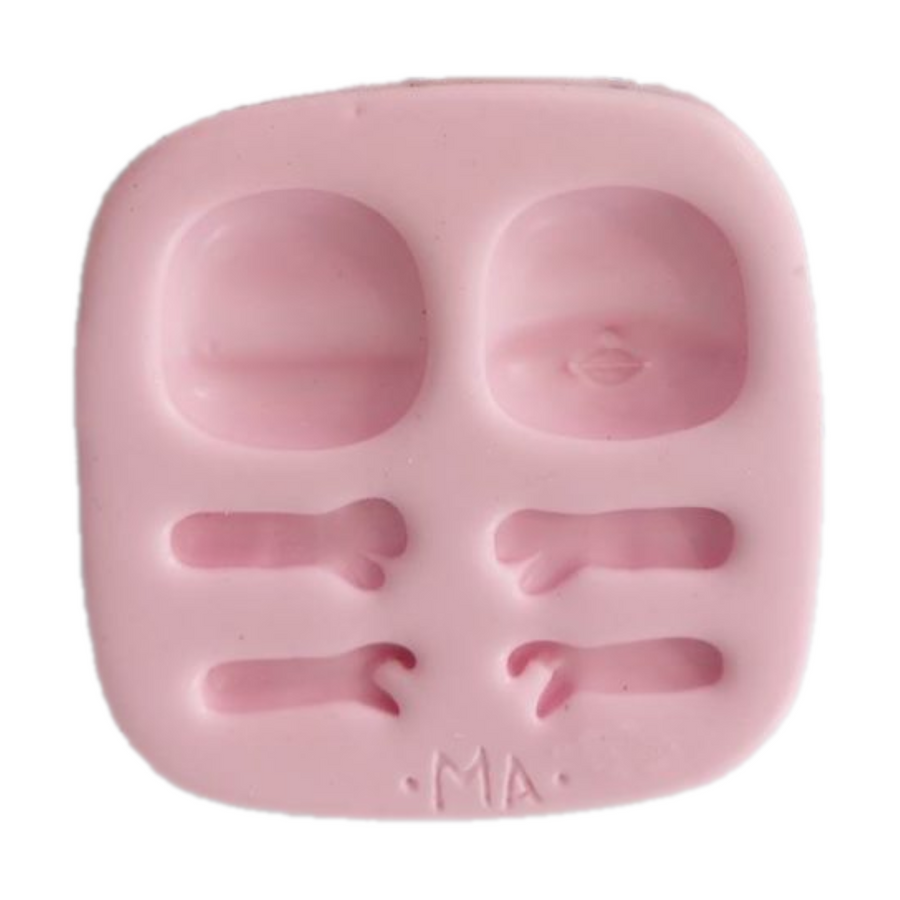 Kit Heads and Arms Silicone Mold 690 MA