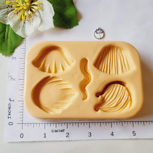 Hair Styles 3  Silicone Mold M.D. #3