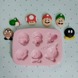 Kit Mario's Team Silicone Mold MA 728