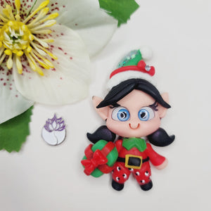 Eldan Xmas #181 Clay Doll for Bow-Center, Jewelry Charms, Accessories, and More