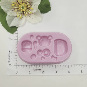 Baby Shower Giveaways Silicone Mold MJ #18