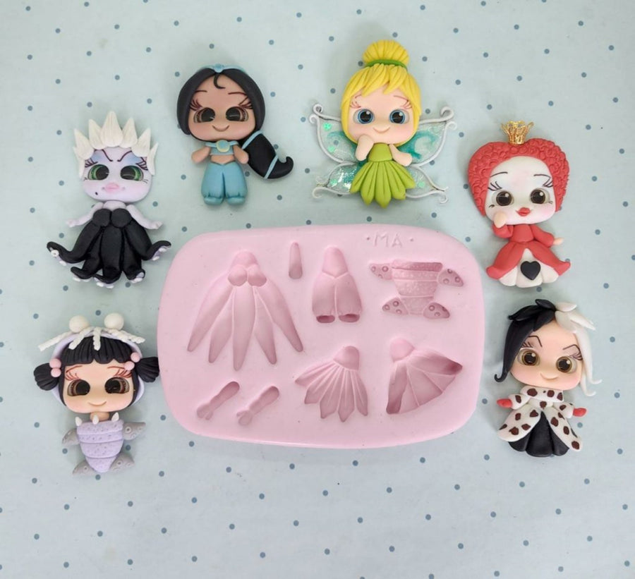 Characters Silicone Mold 717MA