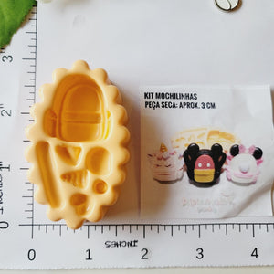 Cute Backpack Silicone Mold M.D. #8