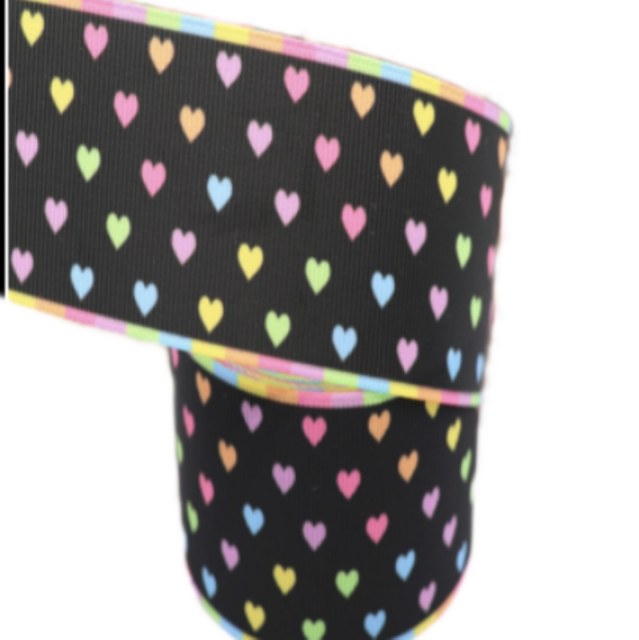 Love Printed Grosgrain Ribbon - 1 1/2" (38mm) - Sold by the Yard