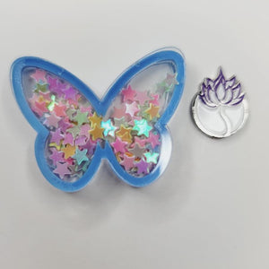 Butterfly Double Acrylic Apliques