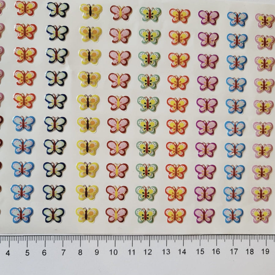 Adhesive Resin Cute Butterfly (P) MNC 503 13x9mm 100 Units