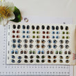 Load image into Gallery viewer, MNC COMBO#3 Adhesive Resin Eyes for Clays Multicolor MNC COMBO#3 (M) 45 Pairs

